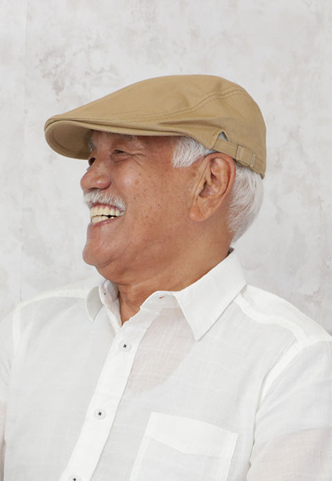 コットンヘリンボン ハンチング