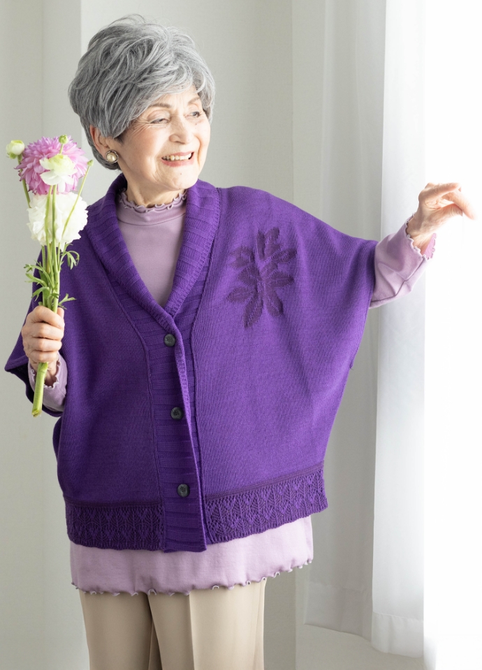 カシミアブレンド肩掛け