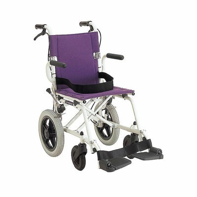 超軽量折りたたみ携帯 介助用車椅子 旅ぐるまKA6（ノーパンクタイヤ 